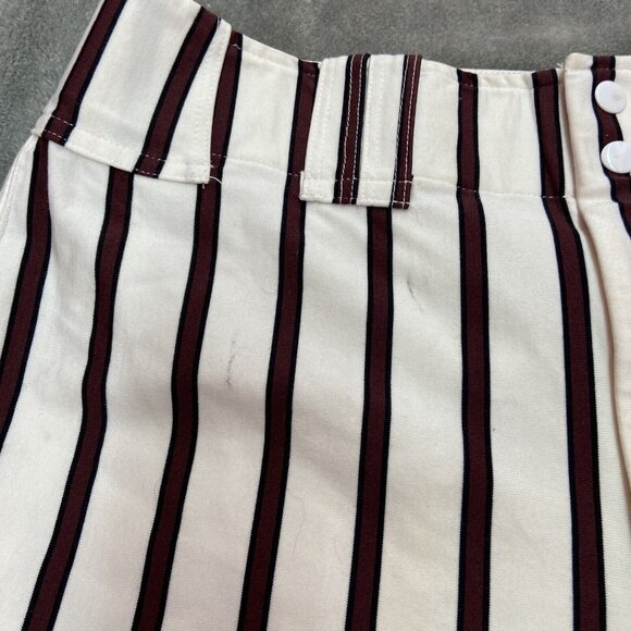 Vtg Boombah Ultimate Baseball Softball Pants White‎ Red Burgundy Stripes 38 Long - Picture 6 of 16